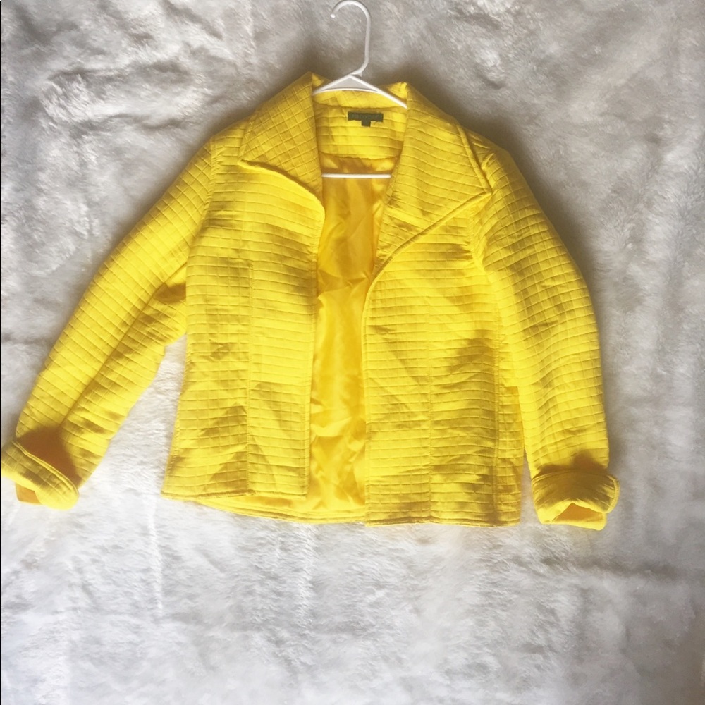 Yellow Blazer by For Cynthia